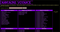 Desktop Screenshot of annuairevoyance.net